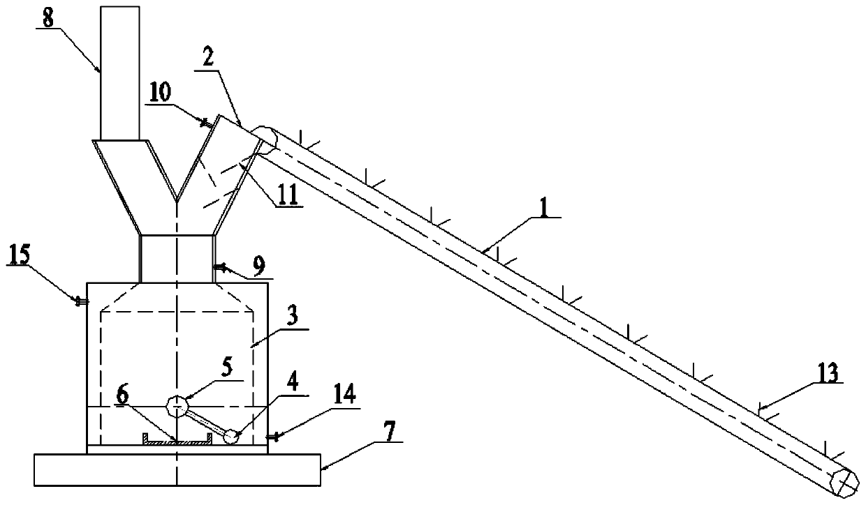 A small equivalent waste gunpowder flash burning treatment device