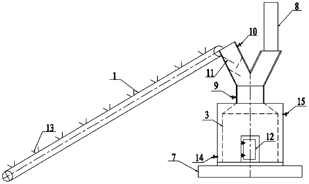 A small equivalent waste gunpowder flash burning treatment device