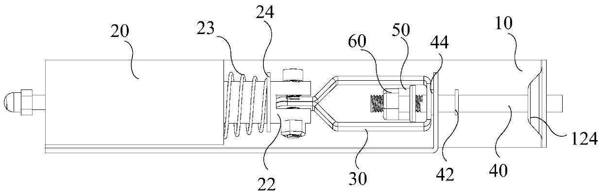 Air port closing trigger mechanism