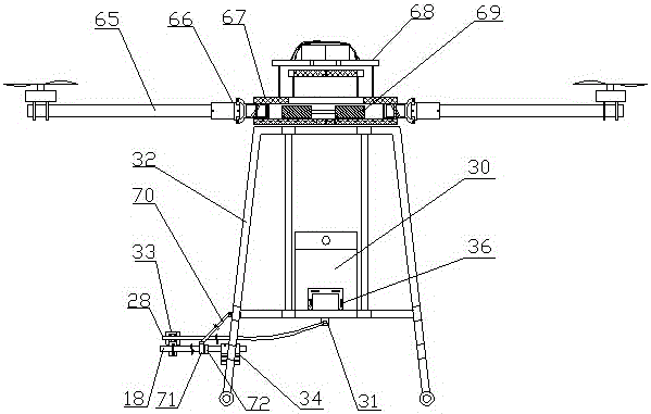 Agricultural multi-rotor aircraft