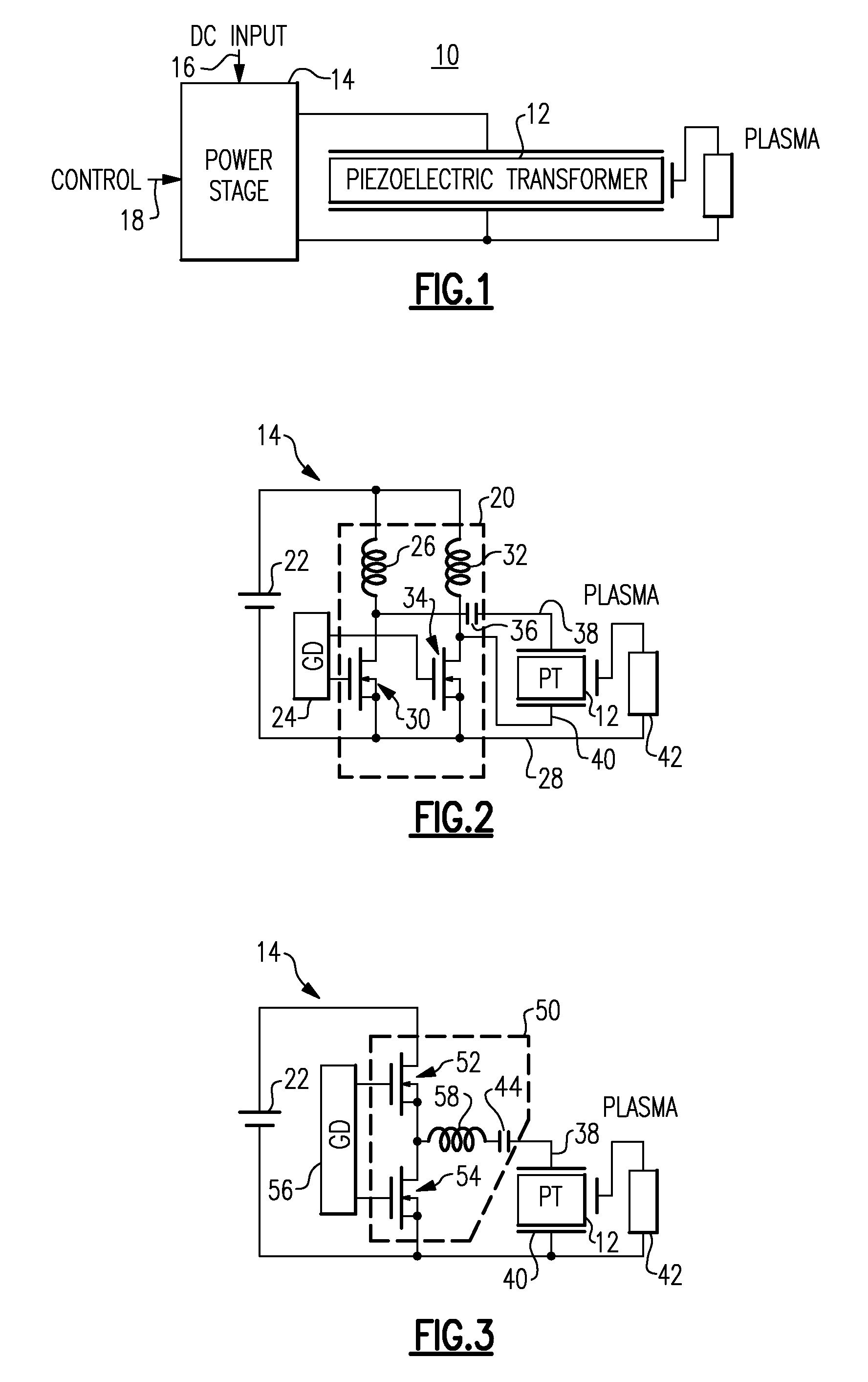 High gain miniature power supply for plasma generation