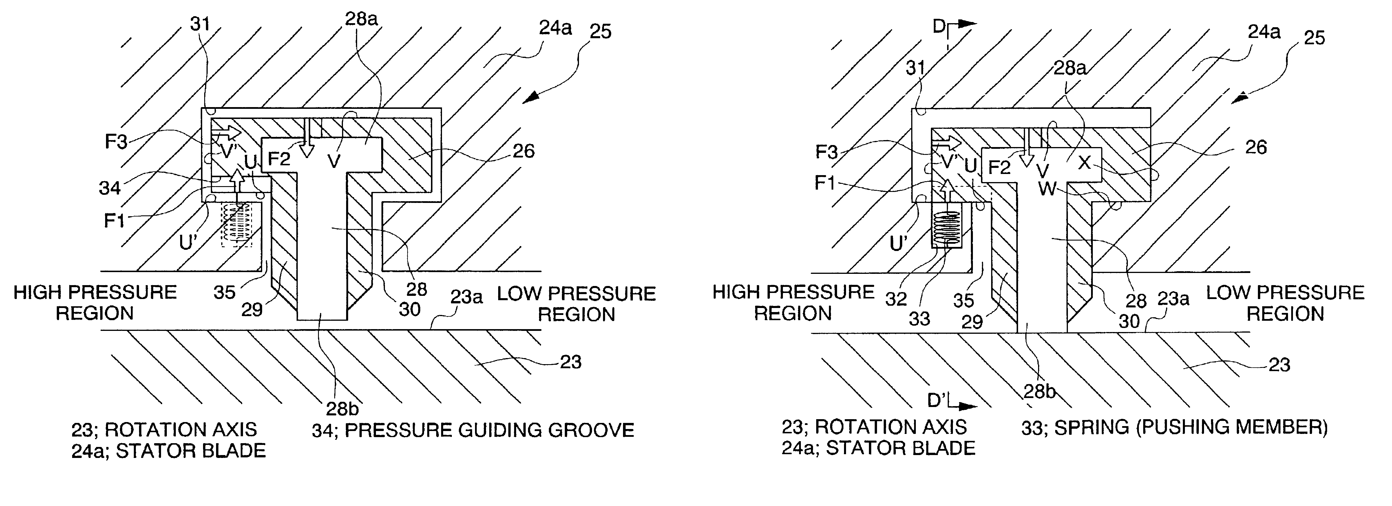 Shaft seal structure and turbine