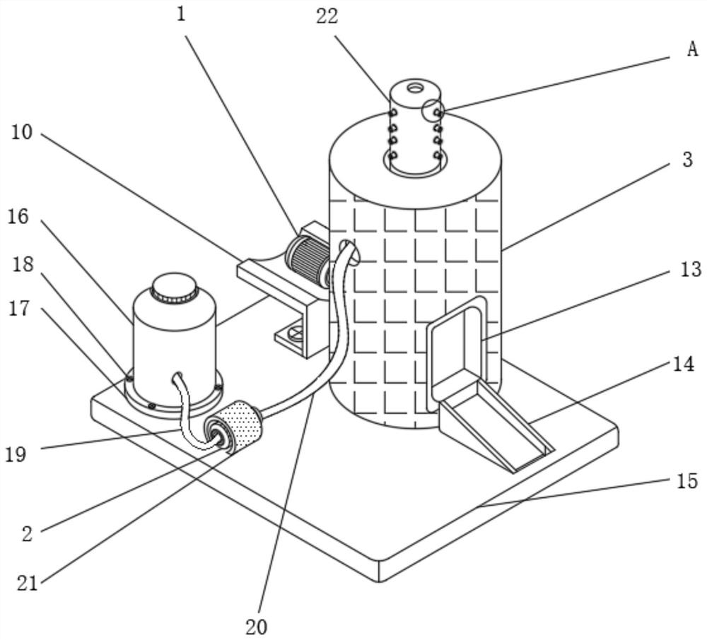 Sludge incinerator convenient for internal cleaning