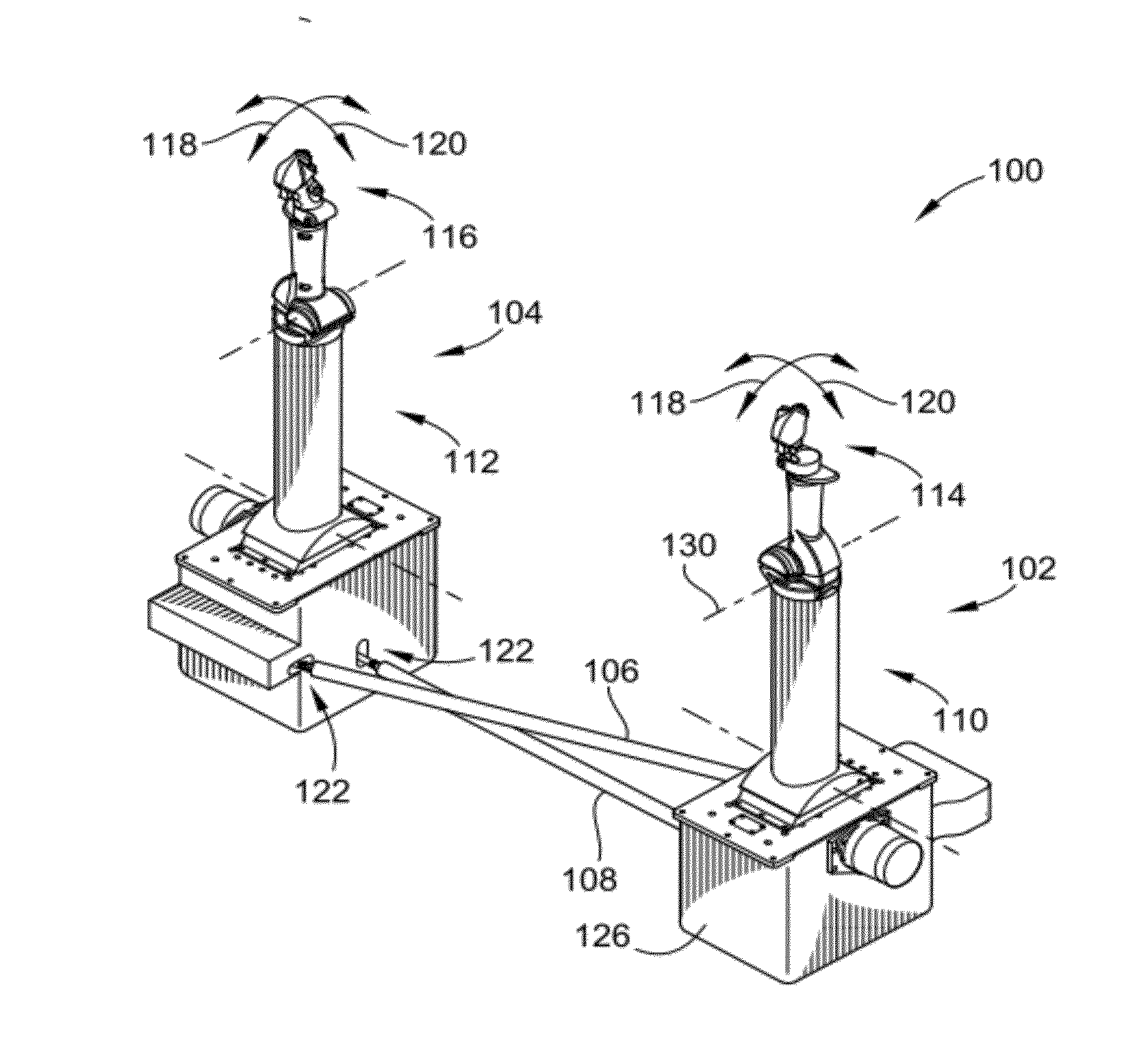 Line replaceable, fly-by-wire control columns with push-pull interconnect rods