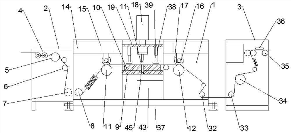 Anti-crease non-winding type trimming machine