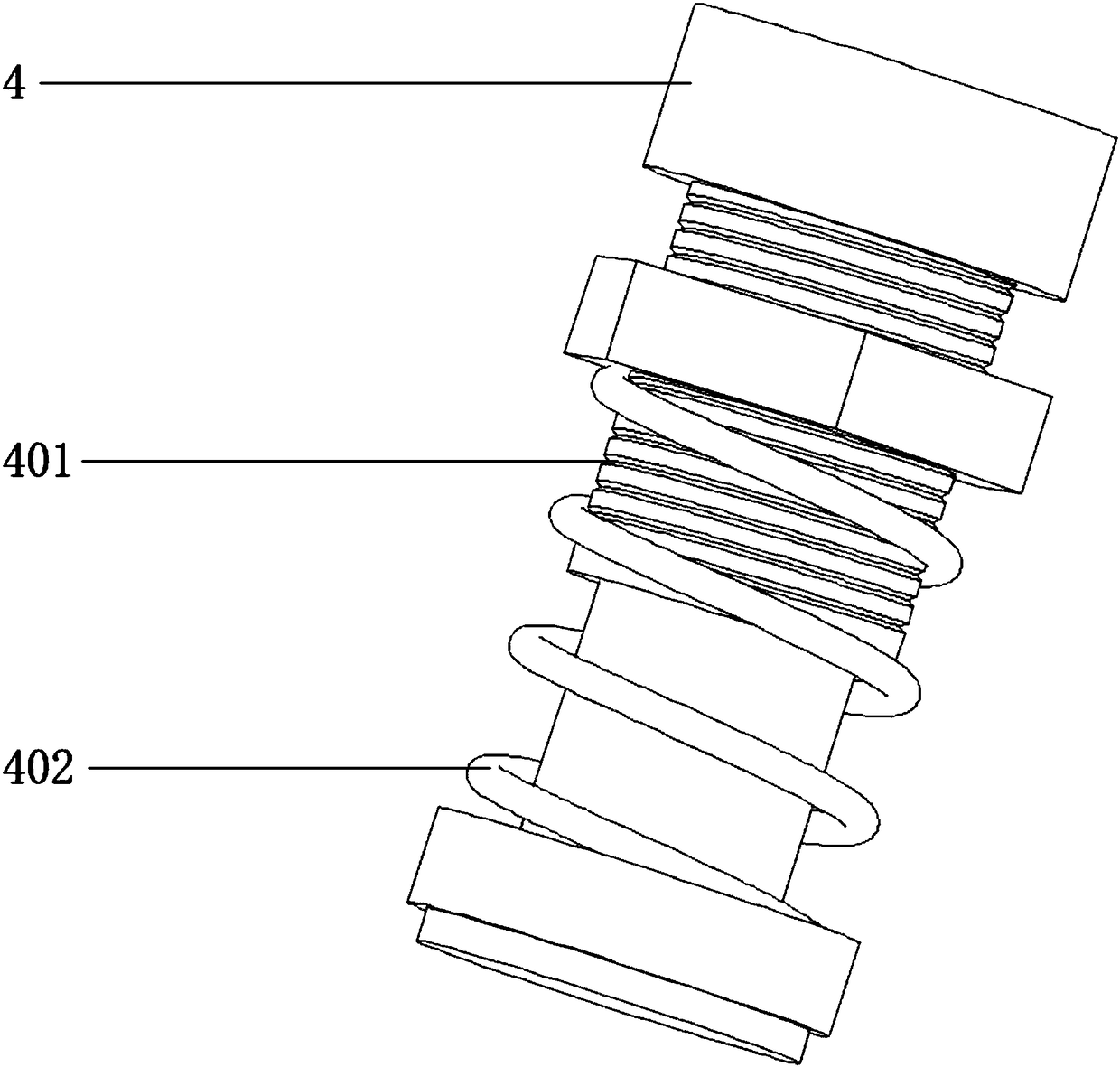 Industrial robot absorbing fixture