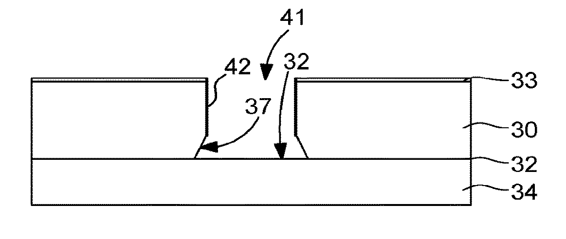 Micromechanical component with a reduced contact surface and its fabrication method