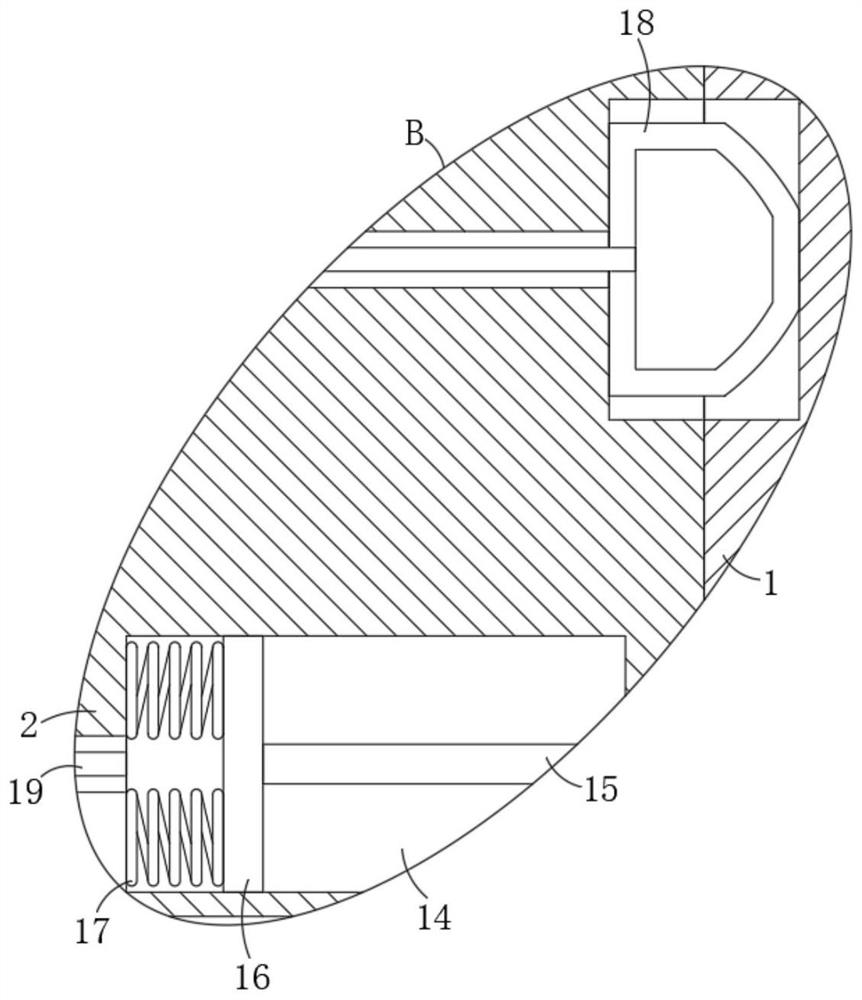 Heating and ventilating construction pipeline connecting structure