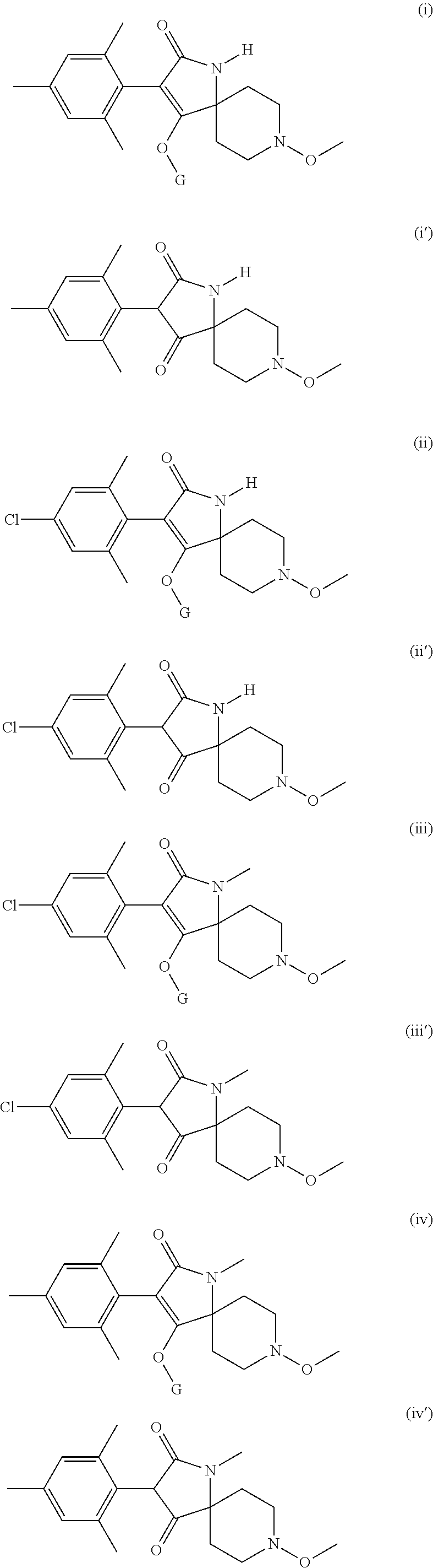 Use of tetramic acid derivatives as nematicides