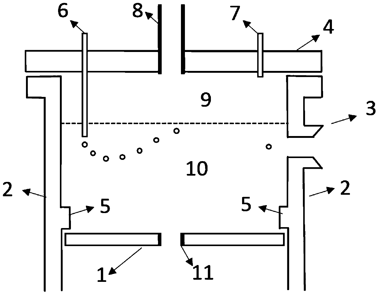 A Molten Salt Heap Upper Chamber