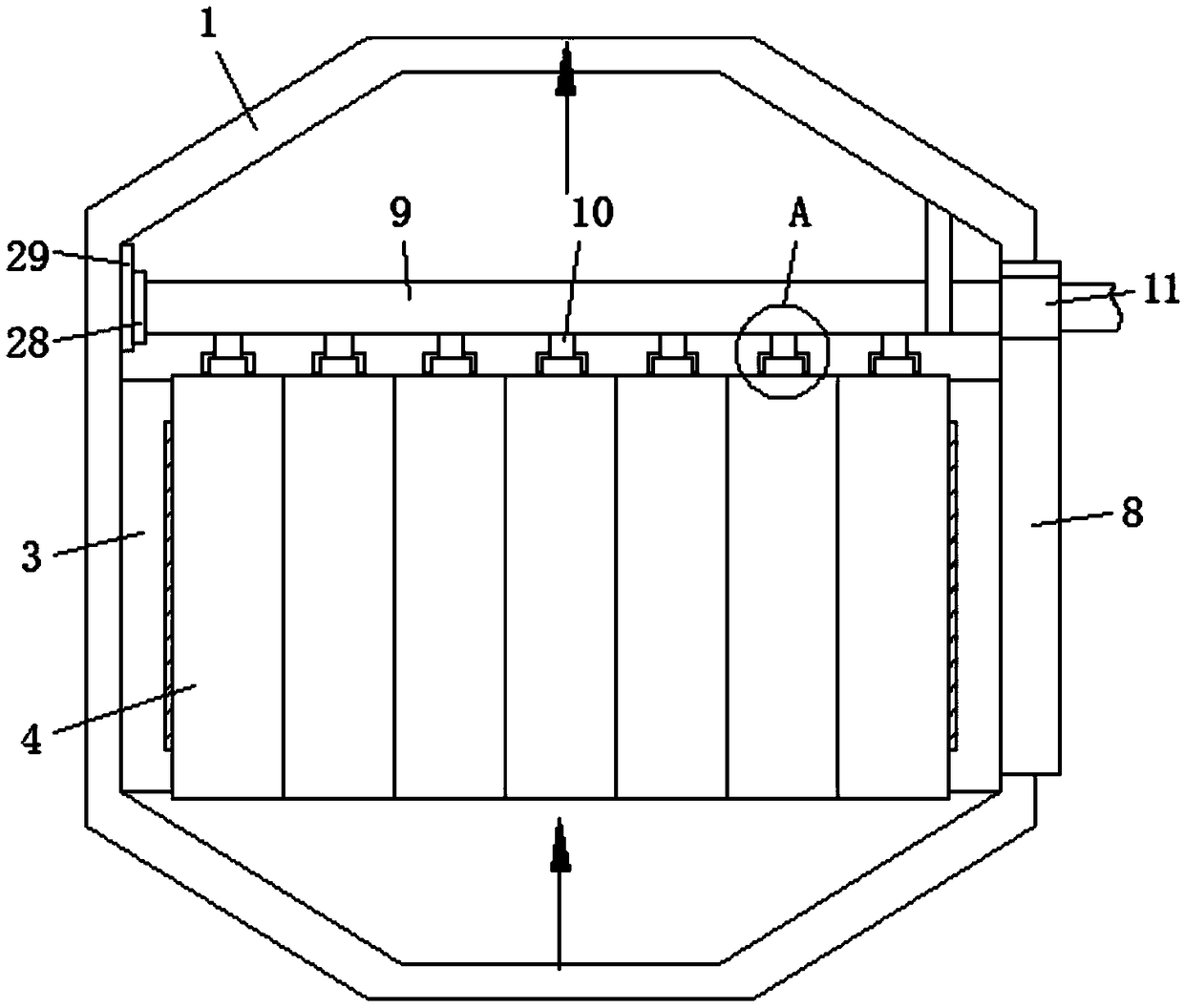 Wet electrostatic precipitator