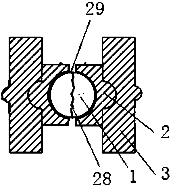 A fluid-solid coupling test system and test method for single-fissure rock mass