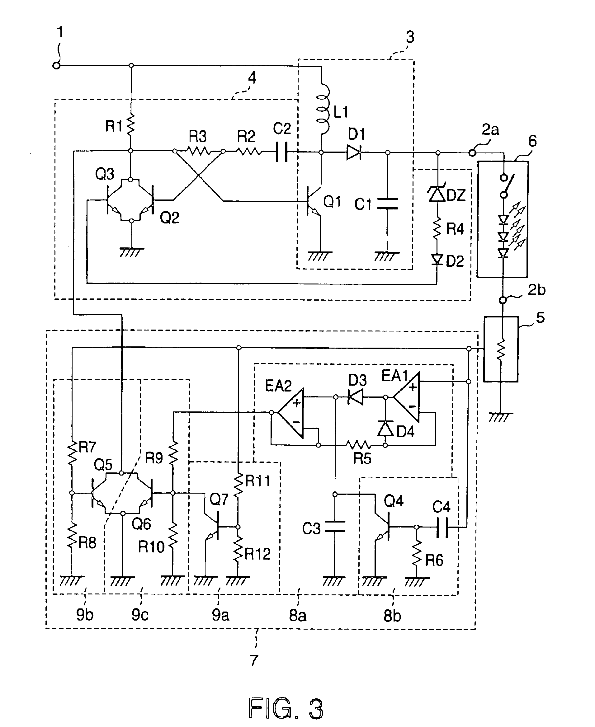 Switching constant-current power supply