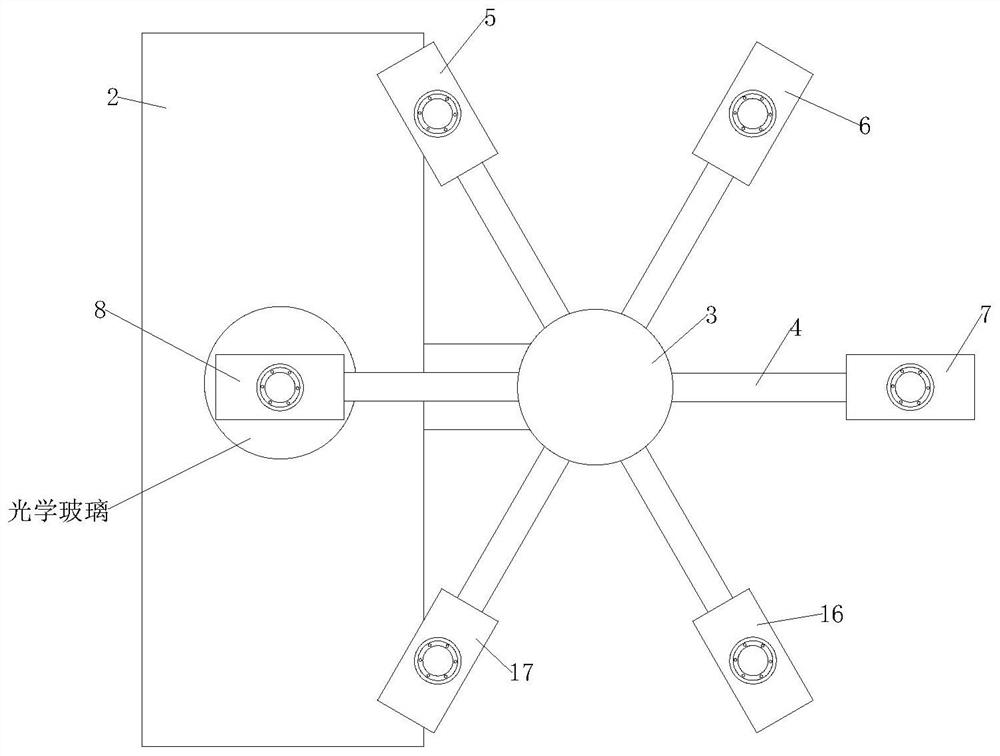 Medical optical glass preparation detection device and detection method