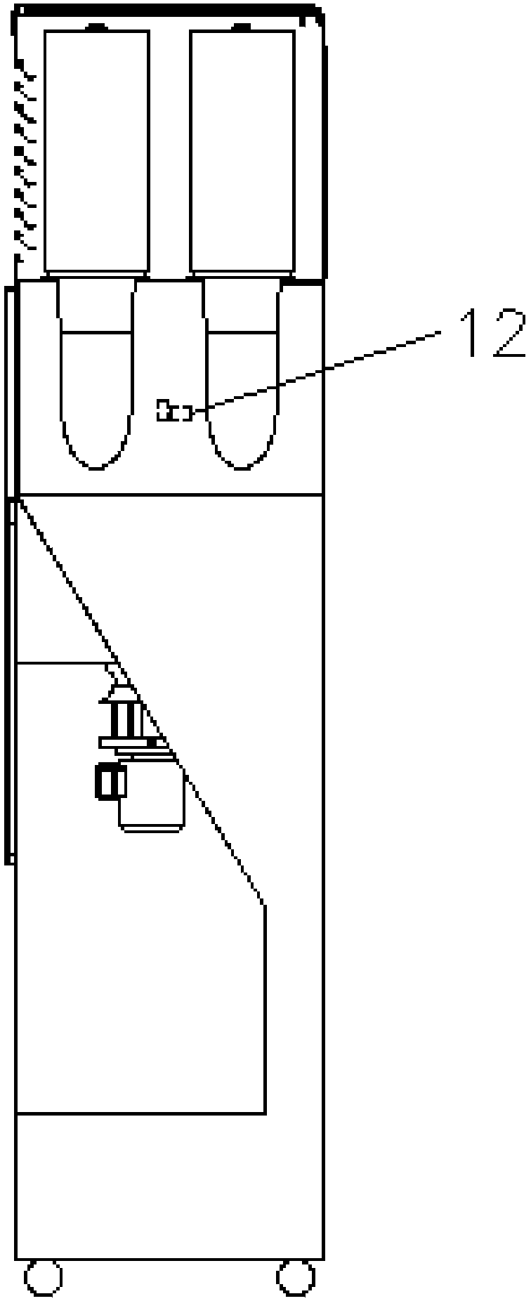 Networking replacement type recycling ventilation cluster system