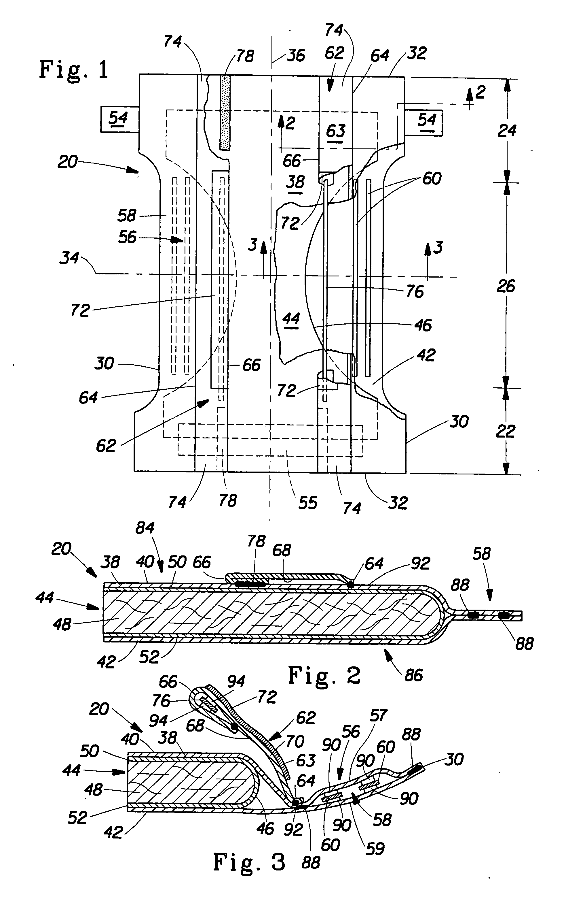 Absorbent articles having cuffs with skin care composition disposed thereon