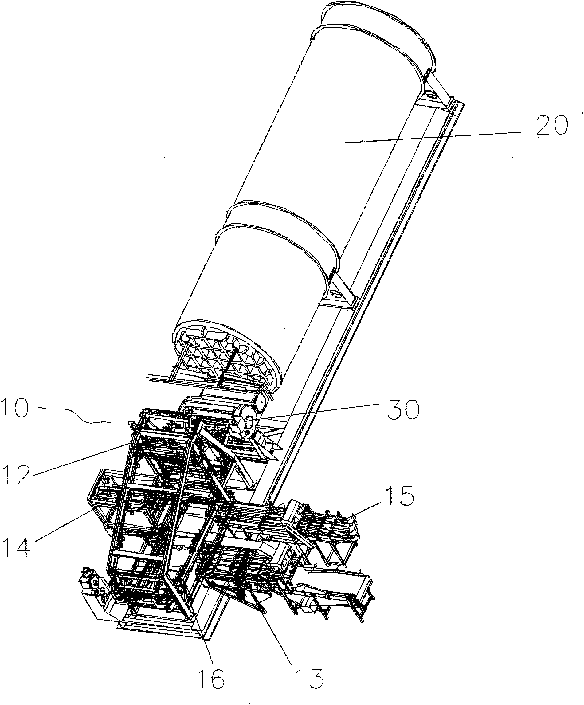 Continuous secondary sterilization machine