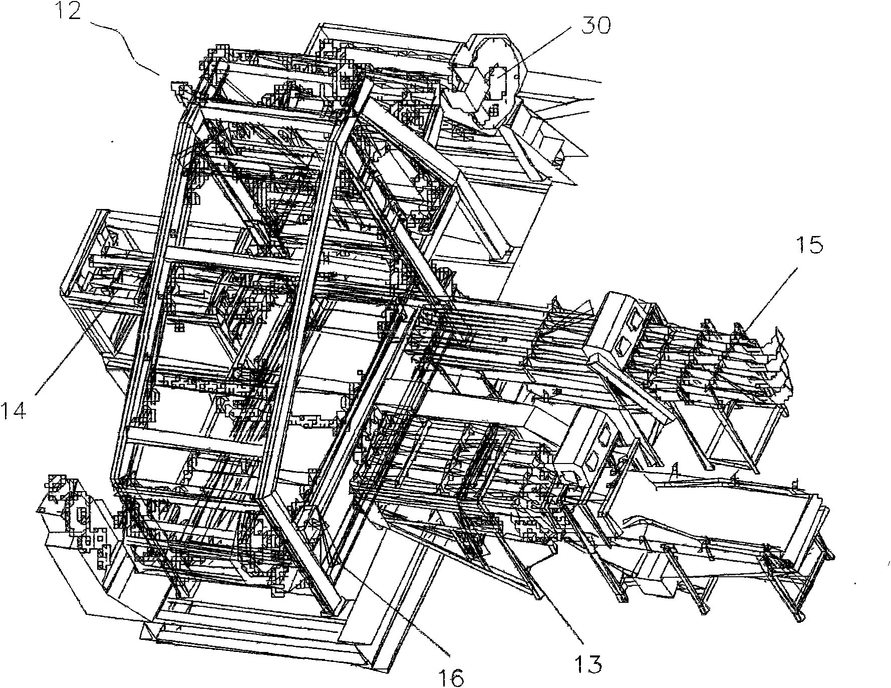 Continuous secondary sterilization machine