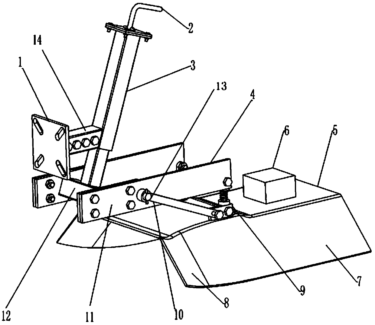 A drag type vibration suppressor