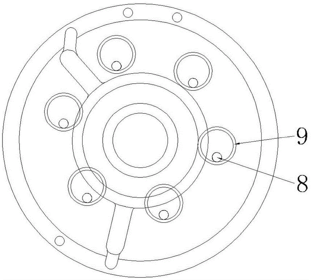 Automobile vortex type electric air conditioning compressor assembly