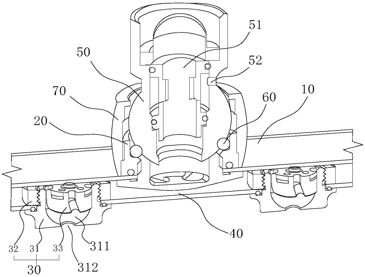 A shower head structure