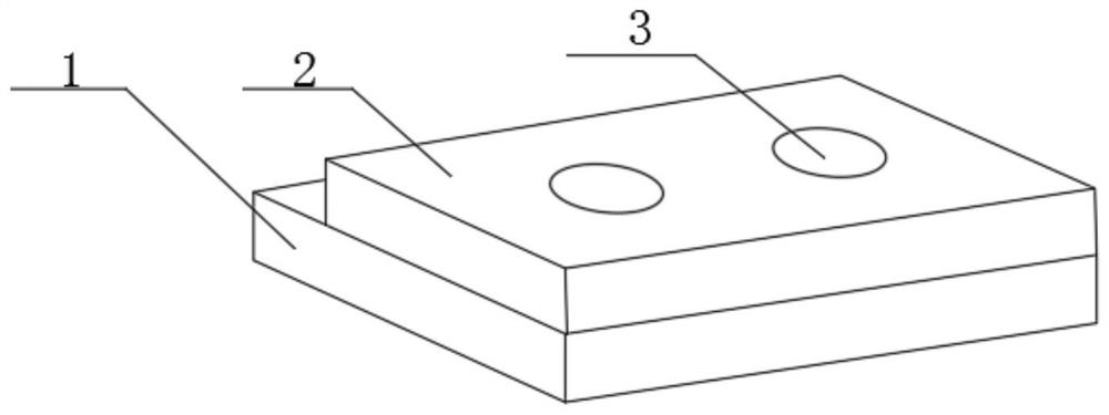 Filtering film system and near infrared spectrum chip based on double glass hole arrays and preparation method thereof