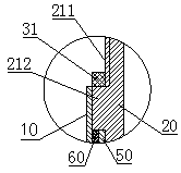 Rapid mounting type water cup