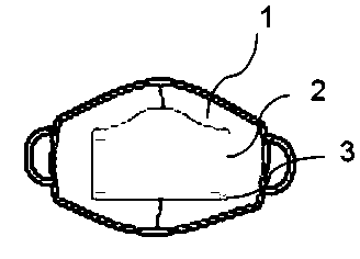 Anti-microbial mask filter element for effectively filtering out PM2.5 particulate matter