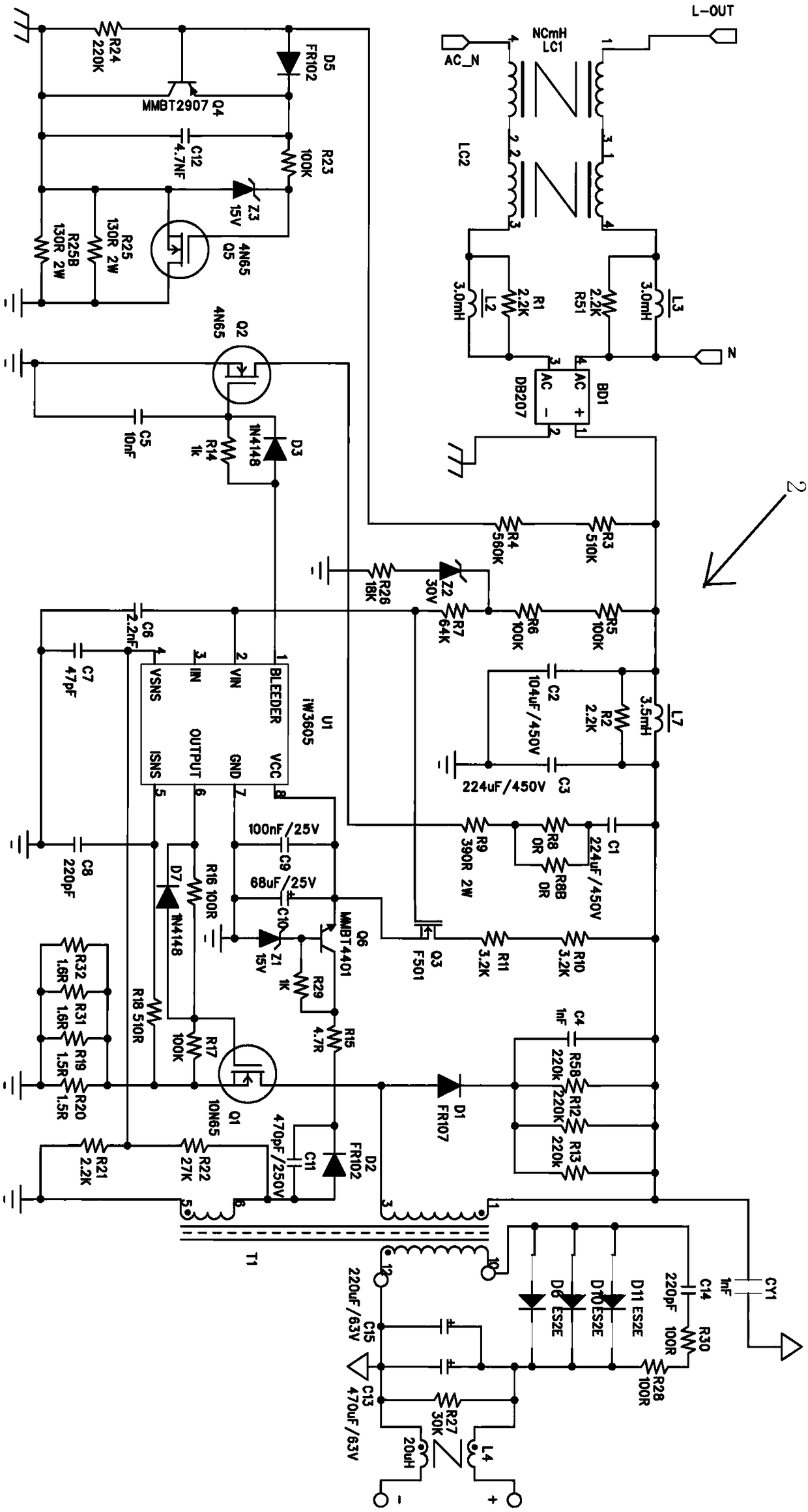 Control circuit compatible with 0-10V light modulator and TRAIC light modulator