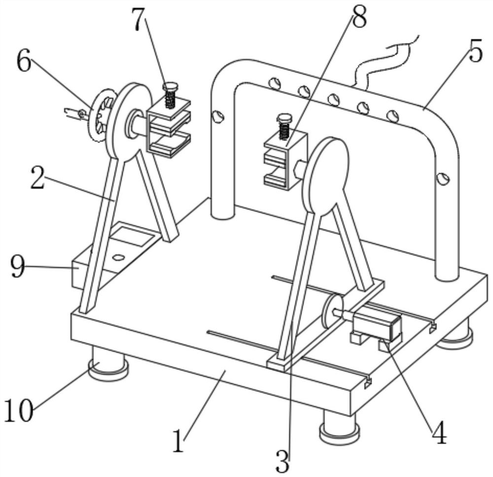 Automobile axle fixing welding fixture