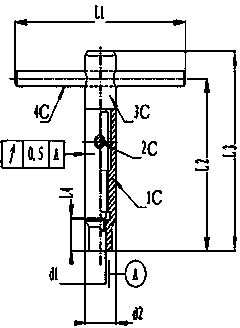 Dual-purpose tool for screwing studs through interference threads or unthreaded hole and use method thereof