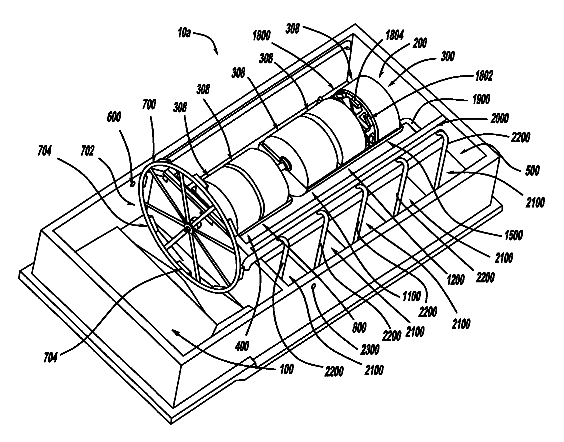 Flow equalized rotating biological contactor