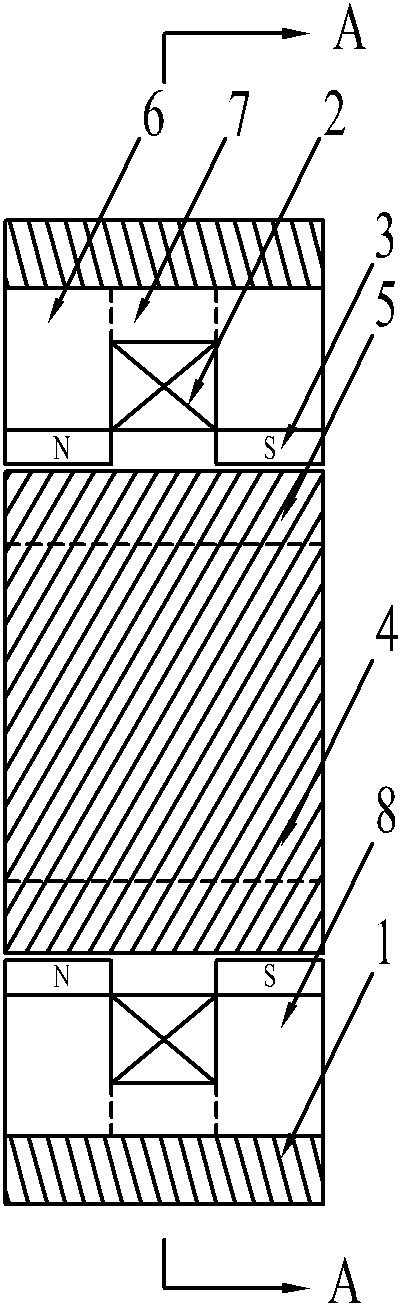 Transverse Flux Multiphase Reluctance Motor