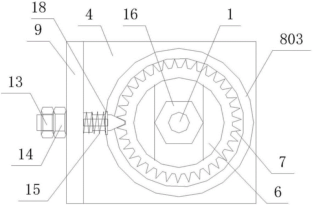 Cable rope tension releasing device