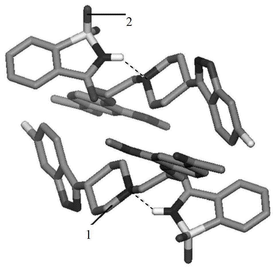 Iloperidone-saccharin organic pharmaceutical co-crystal and preparation method thereof