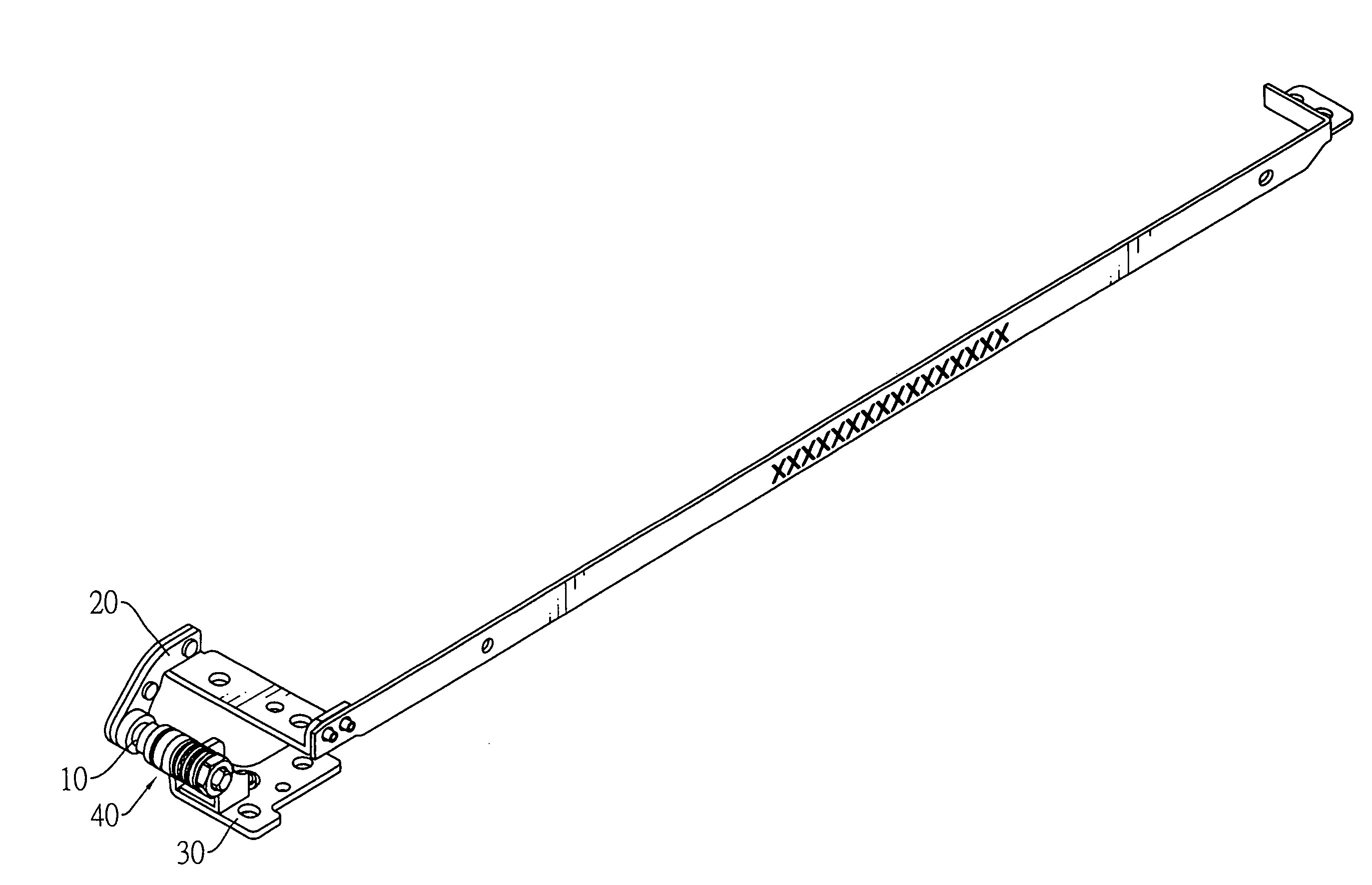 Variable friction hinge