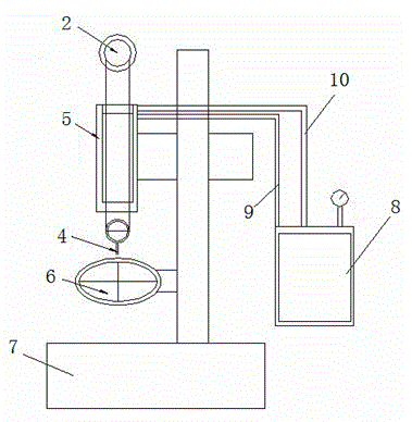 Ultra-high-speed micro-hole tool drilling device and system