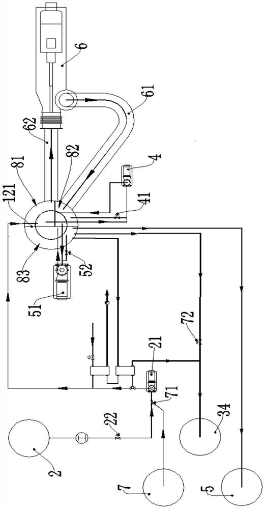 A kind of isothermal double-effect concentrating unit and concentrating method thereof