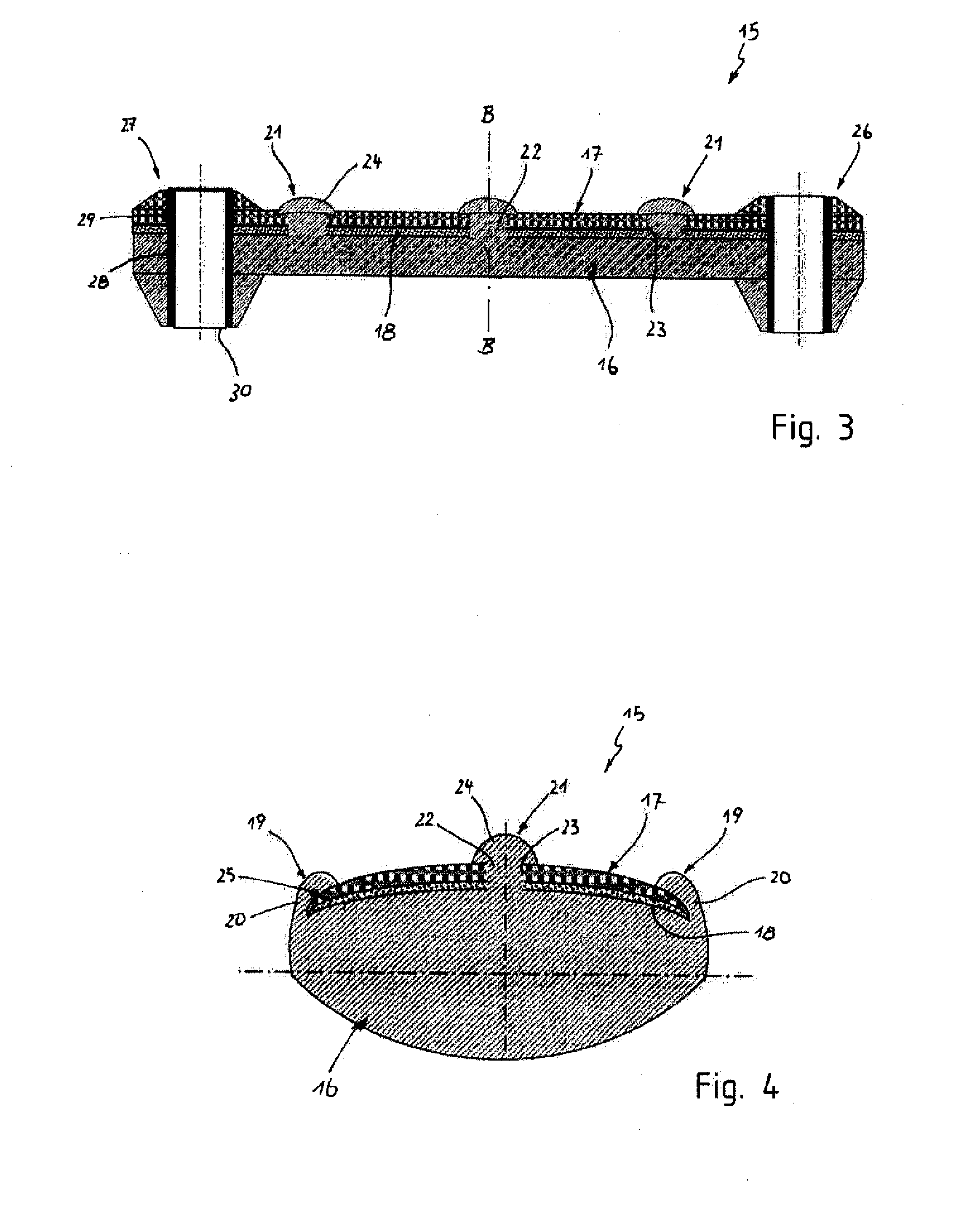 Chassis structure for a motor vehicle