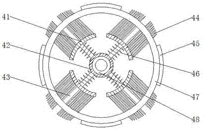 Cleaning structure of textile fabric cleaning device