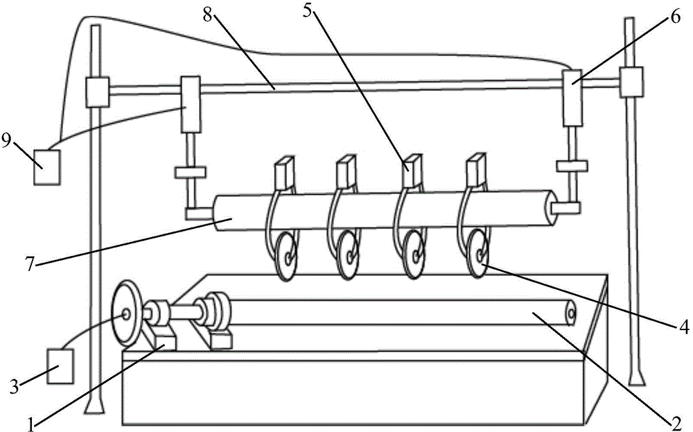 Paper tube cutting machine