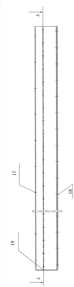 Small fast filter tank equipped with air-water backwashing system and its filtration and backwashing process