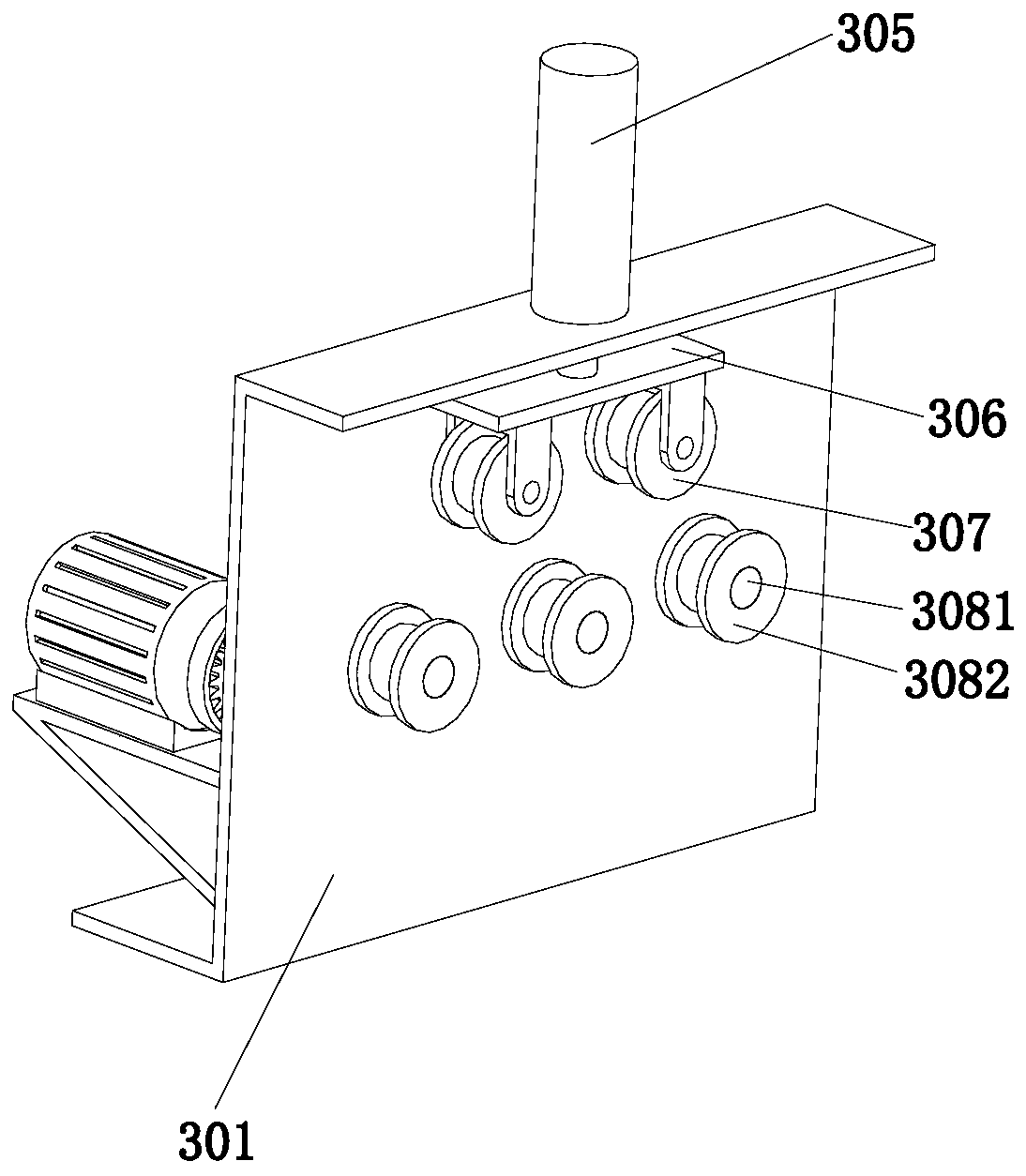 Spraying device for optical cable gel