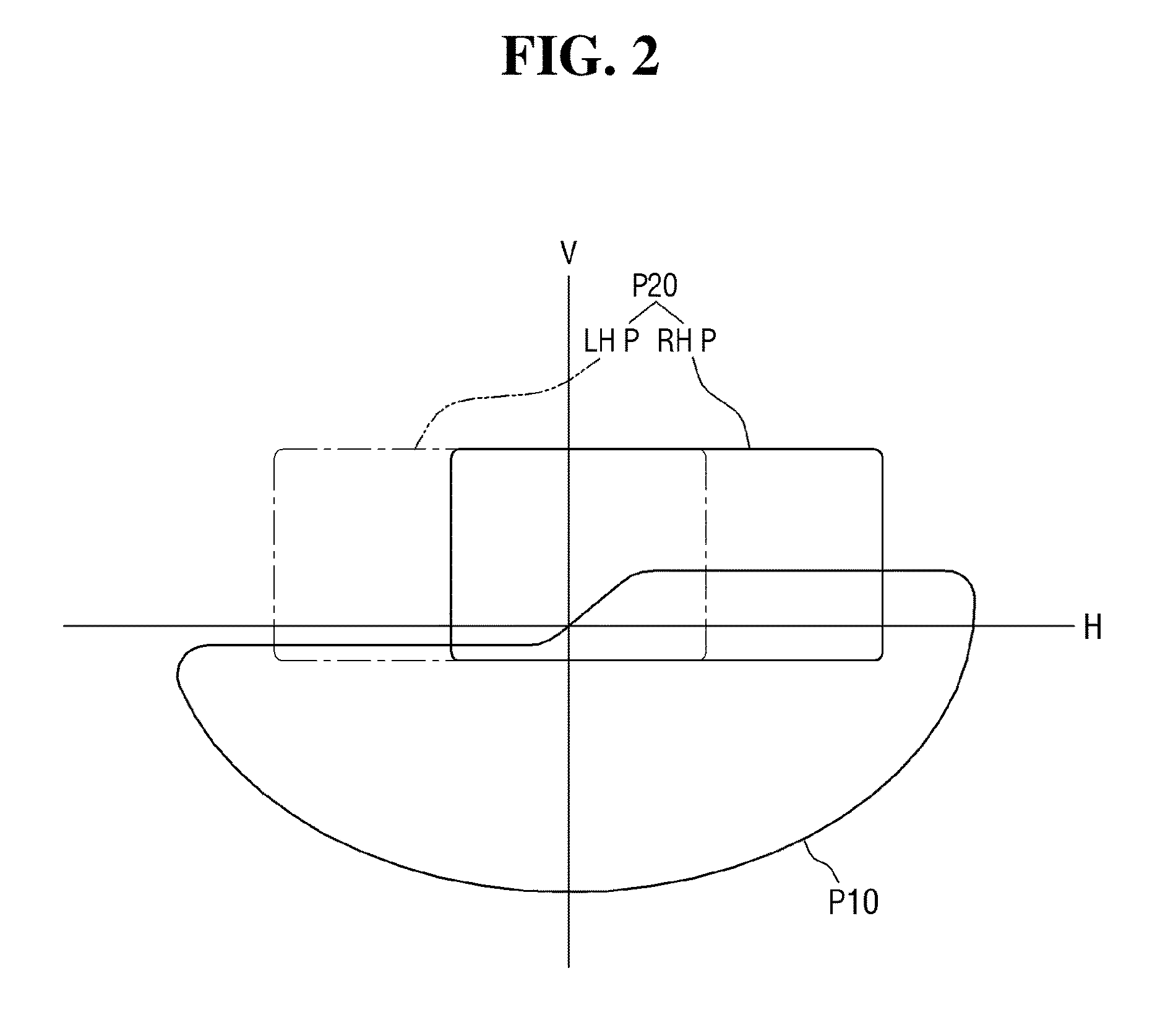 Adaptive driving beam headlamp for vehicle