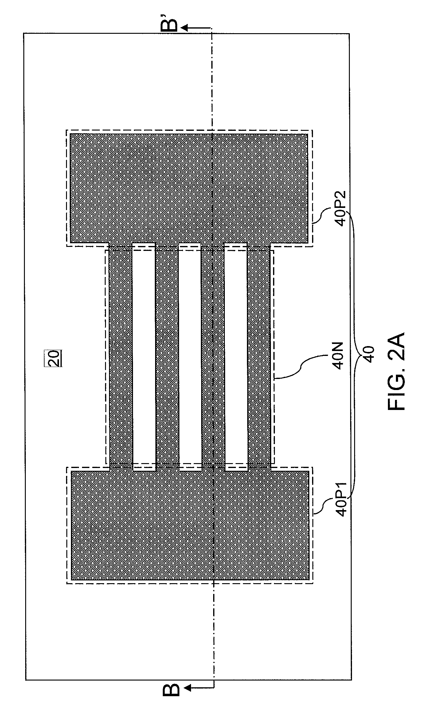 Non-replacement gate nanomesh field effect transistor with pad regions