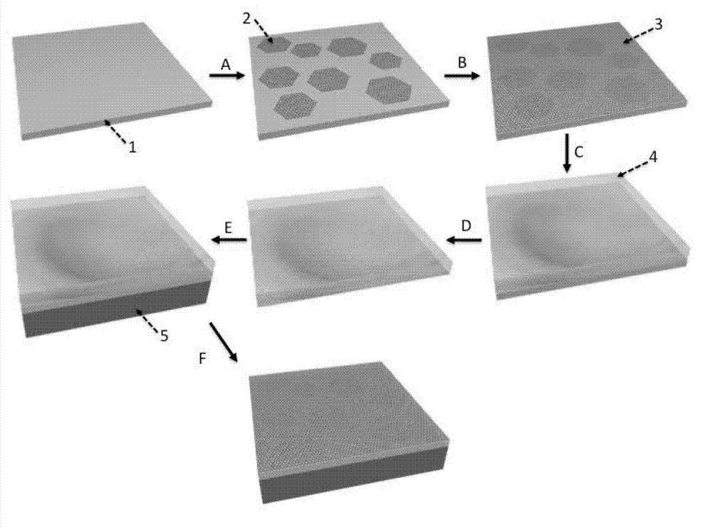 Single crystal graphene pn node and preparation method thereof