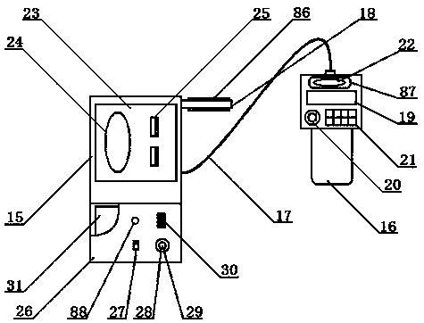 Obstetrics and gynecology postpartum medicine fumigation treatment device