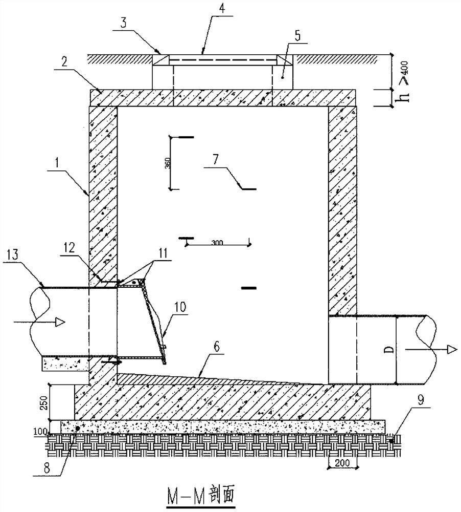 Inspection well capable of preventing rainwater and sewage from flowing backwards