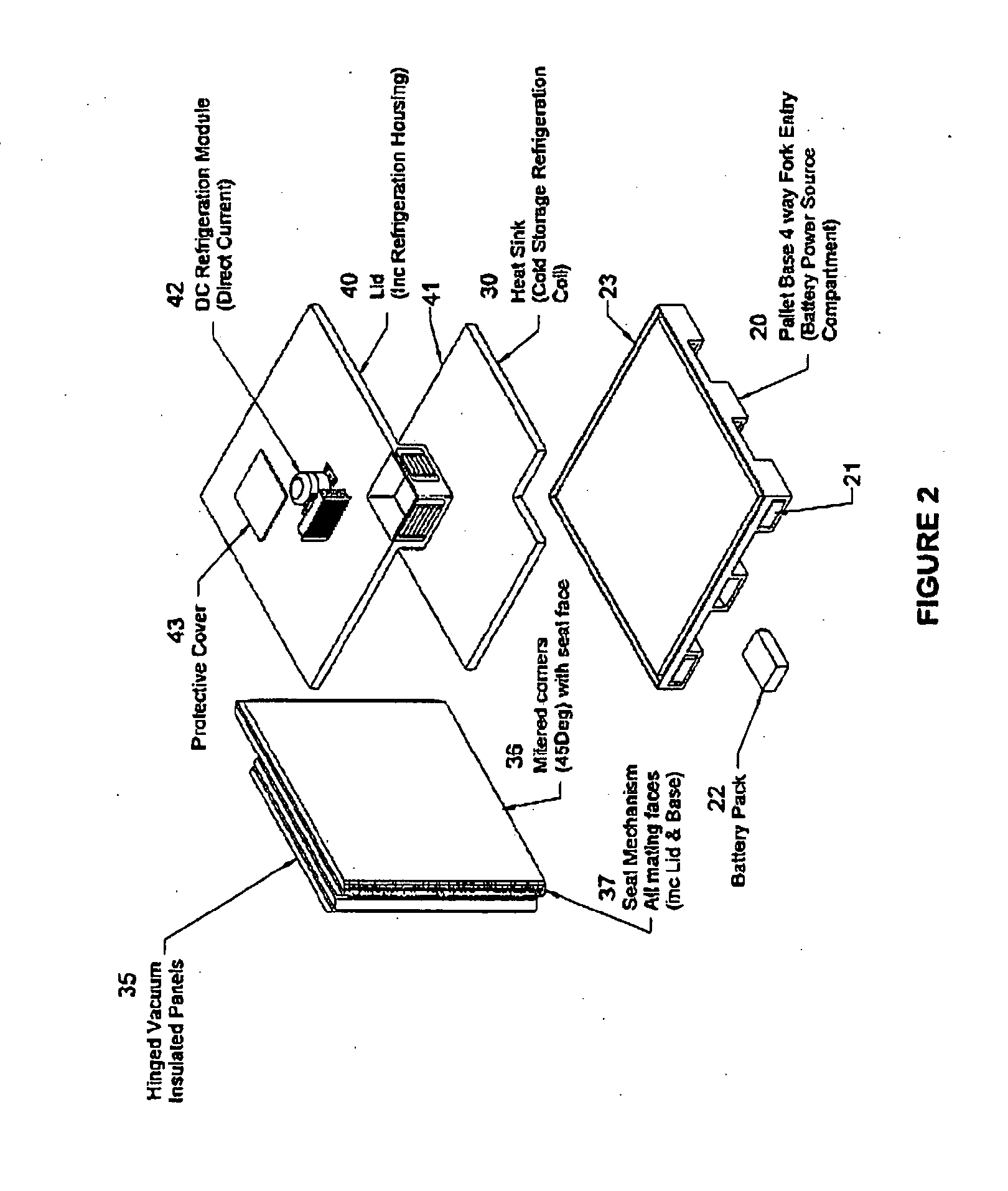 Portable refrigeration container