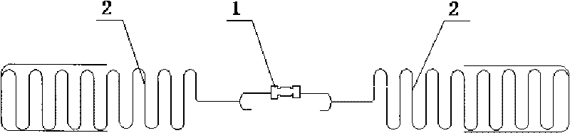 Radio frequency tag capable of controlling read-write and monitoring method thereof